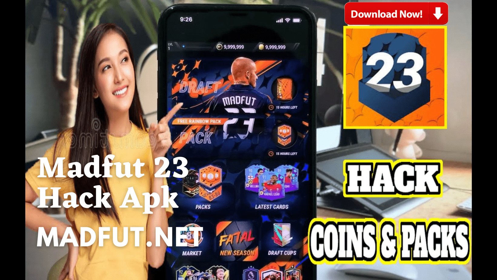 MADFUT 23 Hack APK v1.3.2 (Money and Packs) Free Download